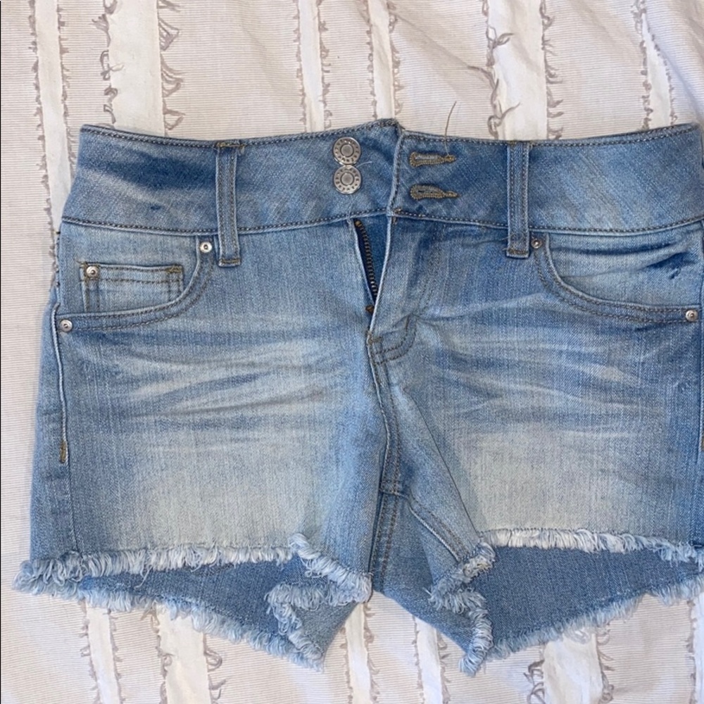 Denim shorts